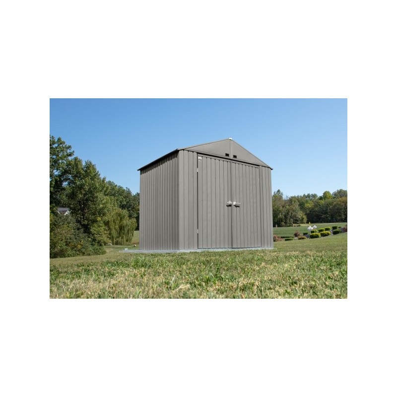 Arrow 8x6 Elite Steel Storage Shed Kit - Cool Grey (EG86BG)