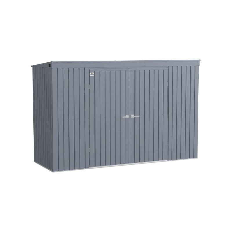 Arrow 10x4 Elite Steel Storage Shed Kit - Anthracite (EP104AN)