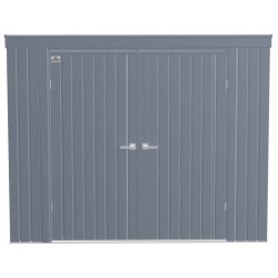 Arrow 8x4 Elite Steel Storage Shed Kit - Anthracite (EP84AN)