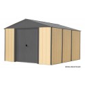 Arrow Ironwood 10x12 Steel Hybrid Shed Kit - Galvanized Anthracite (IWA1012)