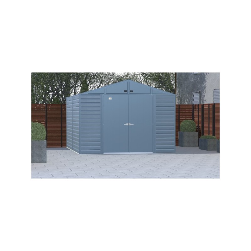 Arrow Select 10x12 Steel Storage Shed Kit - Blue Grey (SCG1012BG)
