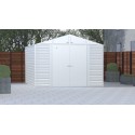 Arrow Select 10x12 Steel Storage Shed Kit - Flute Grey (SCG1012FG)