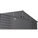 Arrow Select 10x12 Steel Storage Shed Kit - Charcoal (SCG1012CC)
