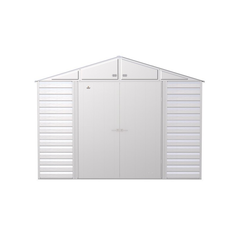 Arrow Select 10x14 Steel Storage Shed Kit - Flute Grey (SCG1014FG)
