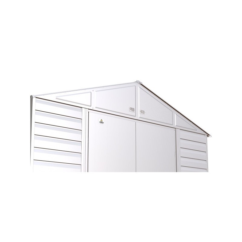 Arrow Select 10x14 Steel Storage Shed Kit - Flute Grey (SCG1014FG)