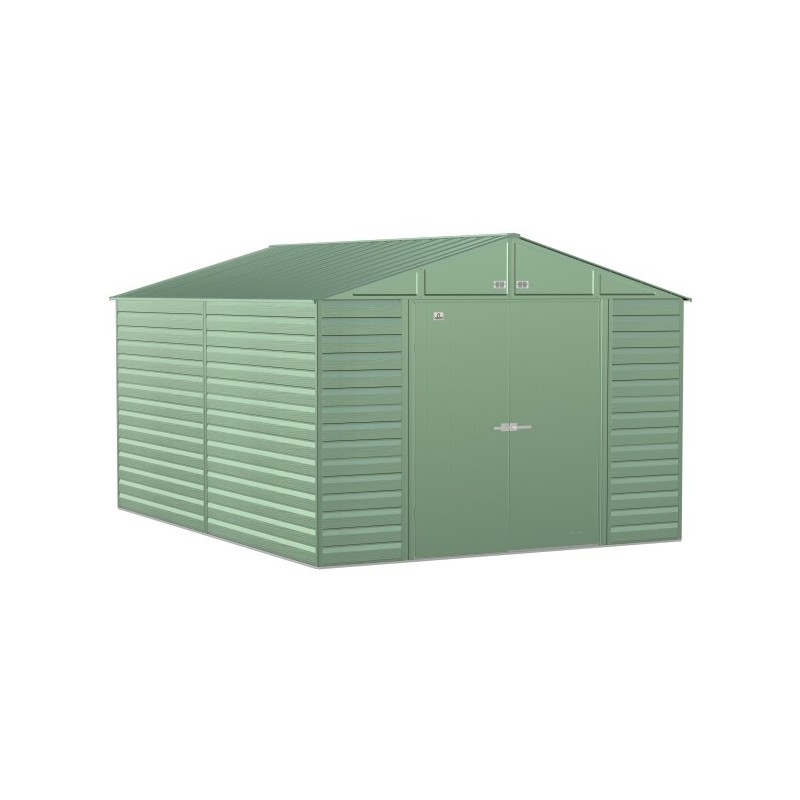 Arrow Select 10x14 Steel Storage Shed Kit - Sage Green (SCG1014SG)