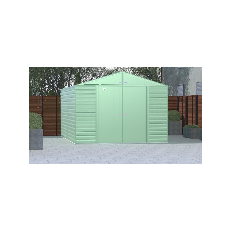 Arrow Select 10x14 Steel Storage Shed Kit - Sage Green (SCG1014SG)
