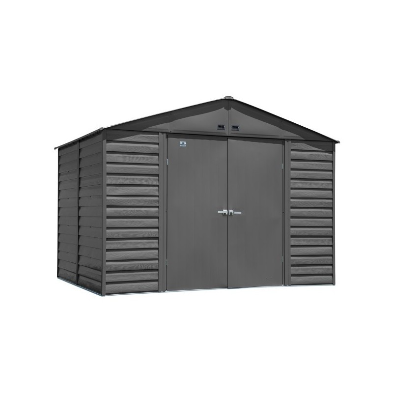 Arrow Select 10x8 Steel Storage Shed Kit - Charcoal (SCG108CC)