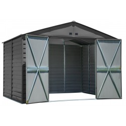 Arrow Select 10x8 Steel Storage Shed Kit - Charcoal (SCG108CC)