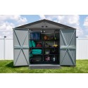 Arrow Select 10x8 Steel Storage Shed Kit - Charcoal (SCG108CC)