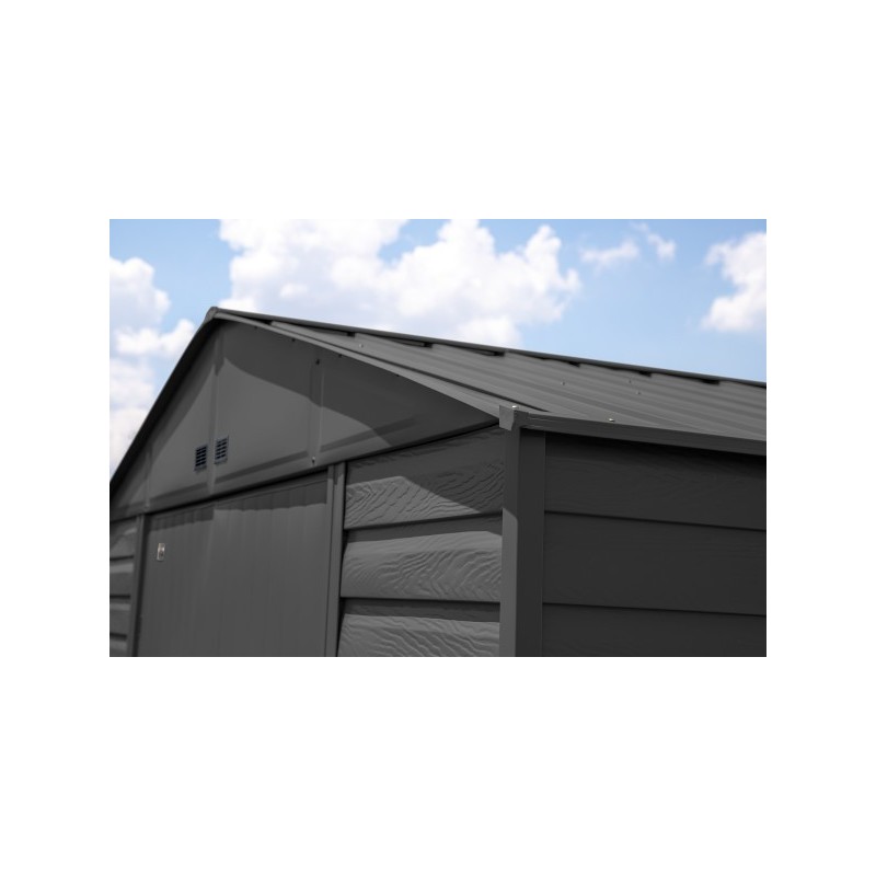 Arrow Select 10x8 Steel Storage Shed Kit - Charcoal (SCG108CC)