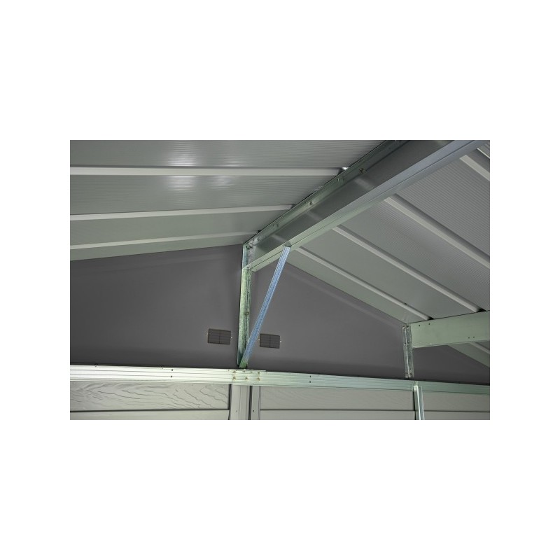 Arrow Select 10x8 Steel Storage Shed Kit - Charcoal (SCG108CC)