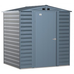 Arrow Select 6x5 Steel Storage Shed Kit - Blue Grey (SCG65BG)