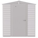 Arrow Select 6x5 Steel Storage Shed Kit - Flute Grey (SCG65FG)