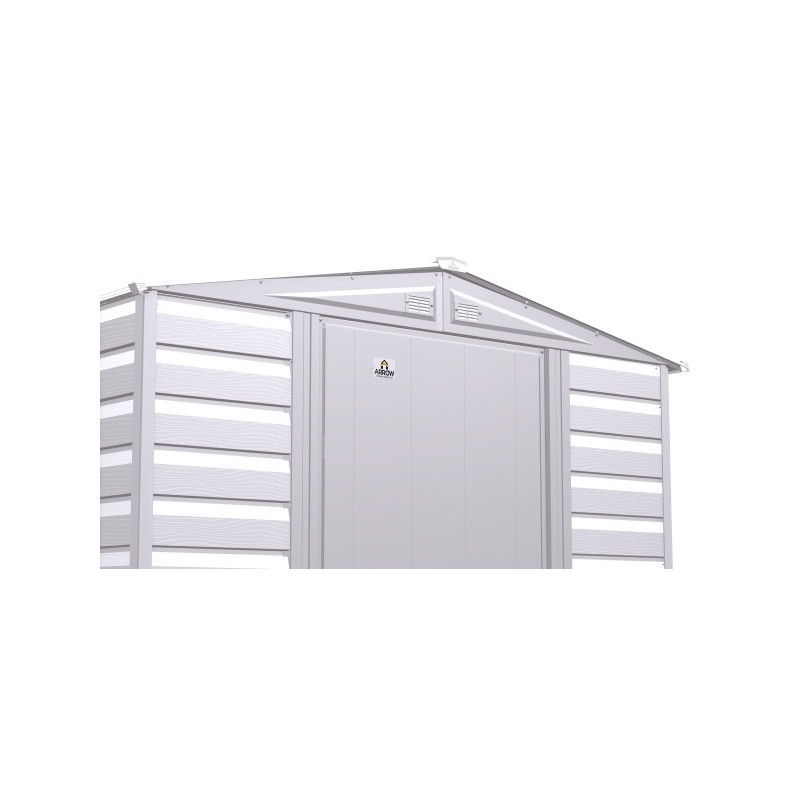Arrow Select 6x5 Steel Storage Shed Kit - Flute Grey (SCG65FG)