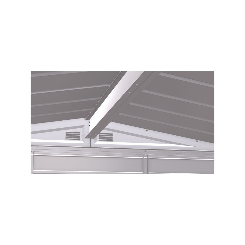 Arrow Select 6x5 Steel Storage Shed Kit - Flute Grey (SCG65FG)