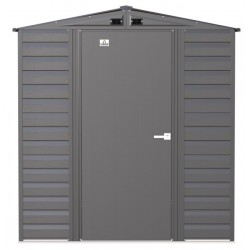 Arrow Select 6x5 Steel Storage Shed Kit - Charcoal (SCG65CC)