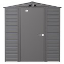 Arrow Select 6x5 Steel Storage Shed Kit - Charcoal (SCG65CC)