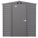 Arrow Select 6x7 Steel Storage Shed Kit - Charcoal  (SCG67CC)