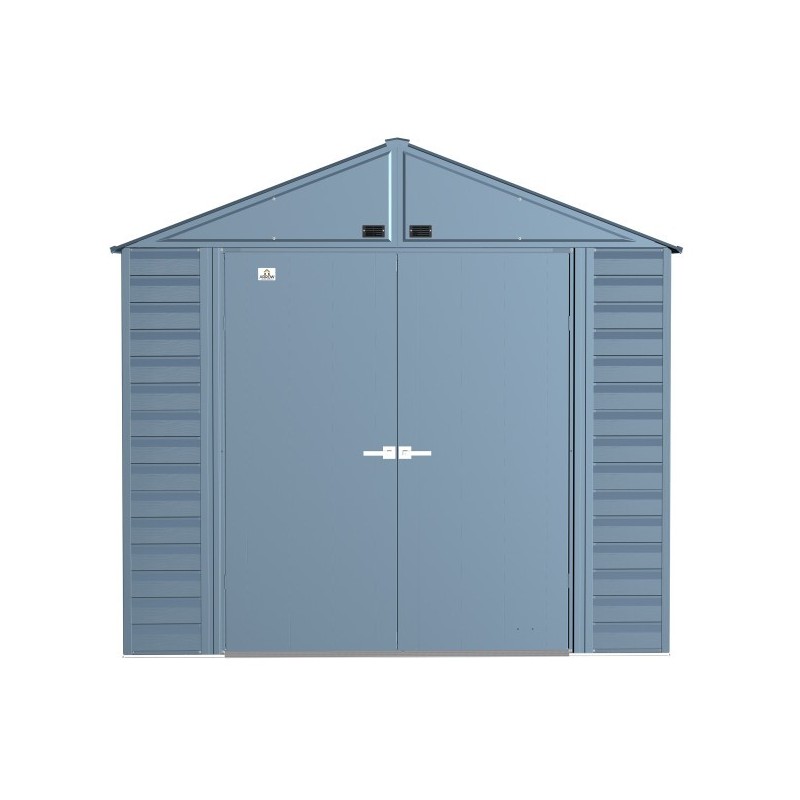 Arrow Select 8x6 Steel Storage Shed Kit - Blue Grey (SCG86BG)