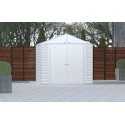 Arrow Select 8x6 Steel Storage Shed Kit - Flute Grey (SCG86FG)