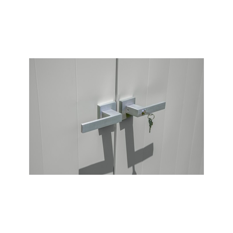 Arrow Select 8x6 Steel Storage Shed Kit - Flute Grey (SCG86FG)