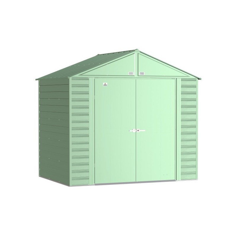 Arrow Select 8x6 Steel Storage Shed Kit - Sage Green (SCG86SG)