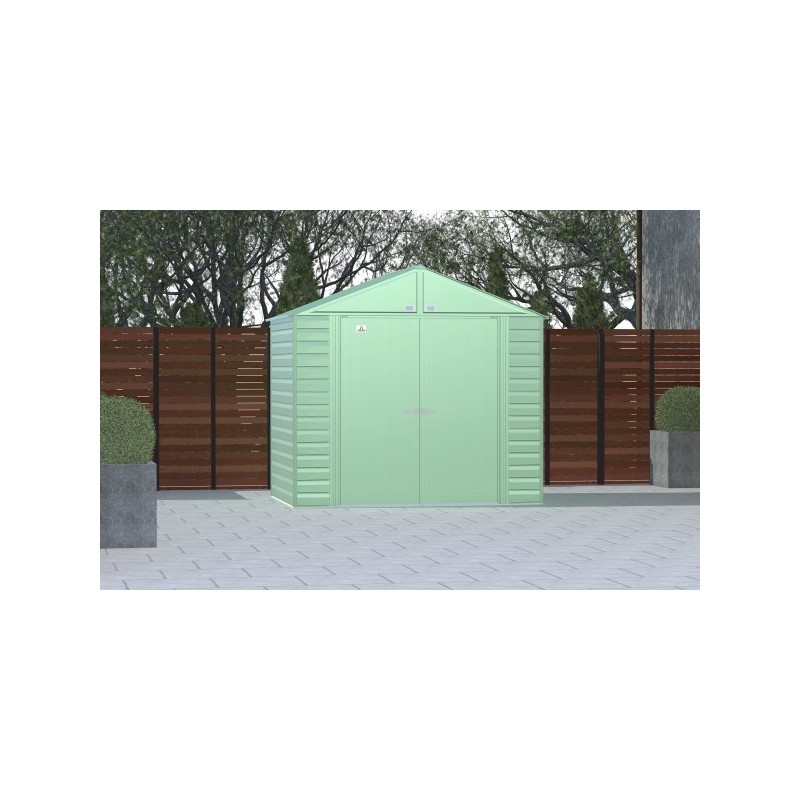 Arrow Select 8x6 Steel Storage Shed Kit - Sage Green (SCG86SG)