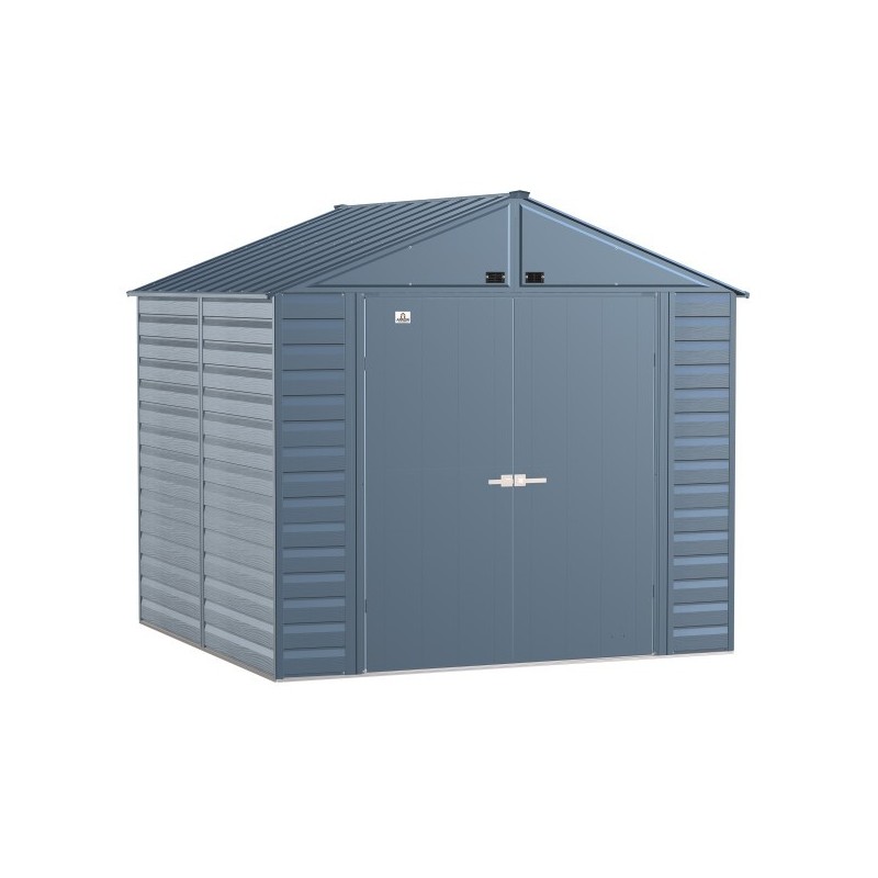 Arrow Select 8x8 Steel Storage Shed Kit - Blue Grey (SCG88BG)