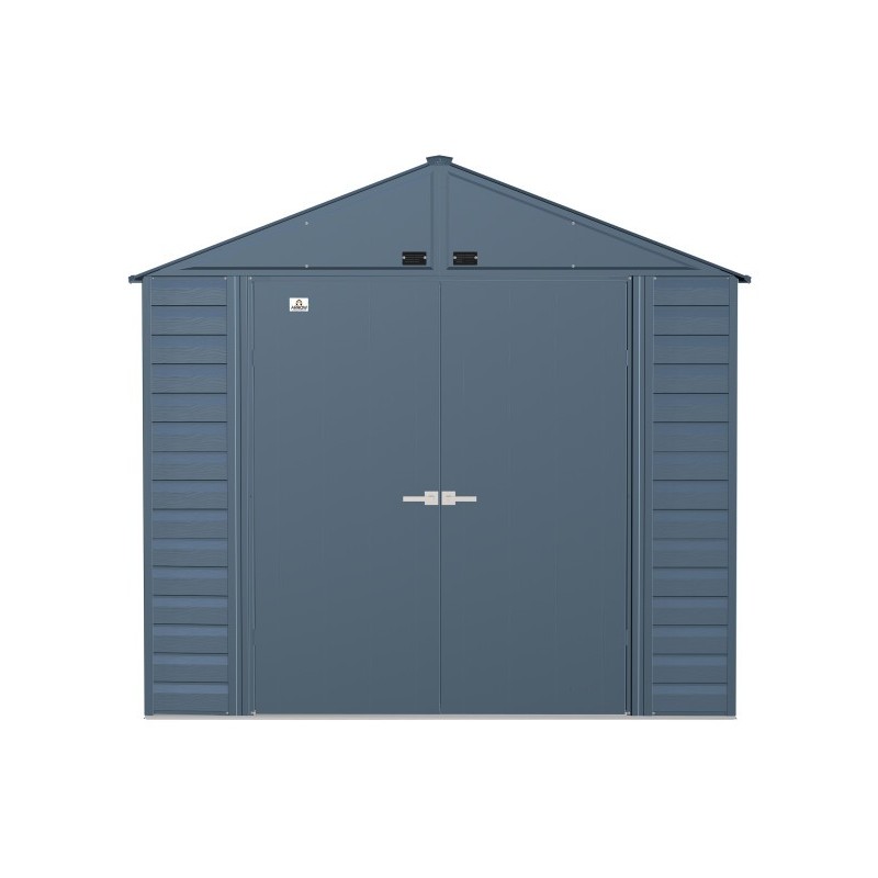 Arrow Select 8x8 Steel Storage Shed Kit - Blue Grey (SCG88BG)