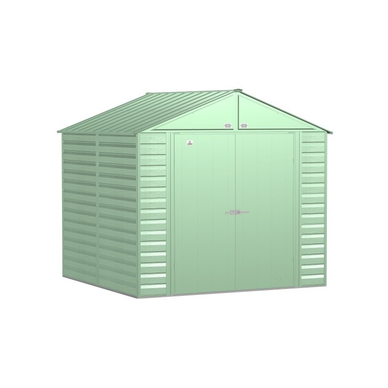 Arrow Select 8x8 Steel Storage Shed Kit - Sage Green (SCG88SG)