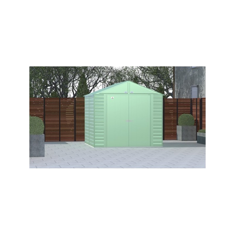 Arrow Select 8x8 Steel Storage Shed Kit - Sage Green (SCG88SG)