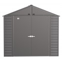 Arrow Select 8x8 Steel Storage Shed Kit - Charcoal (SCG88CC)