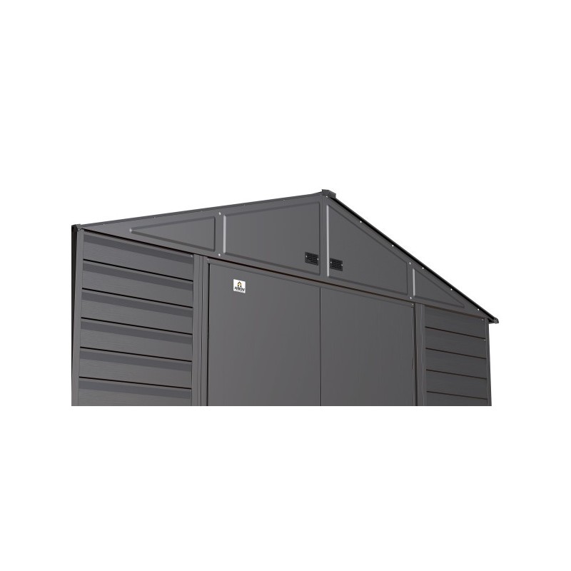 Arrow Select 8x8 Steel Storage Shed Kit - Charcoal (SCG88CC)