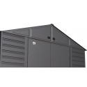 Arrow Select 8x8 Steel Storage Shed Kit - Charcoal (SCG88CC)