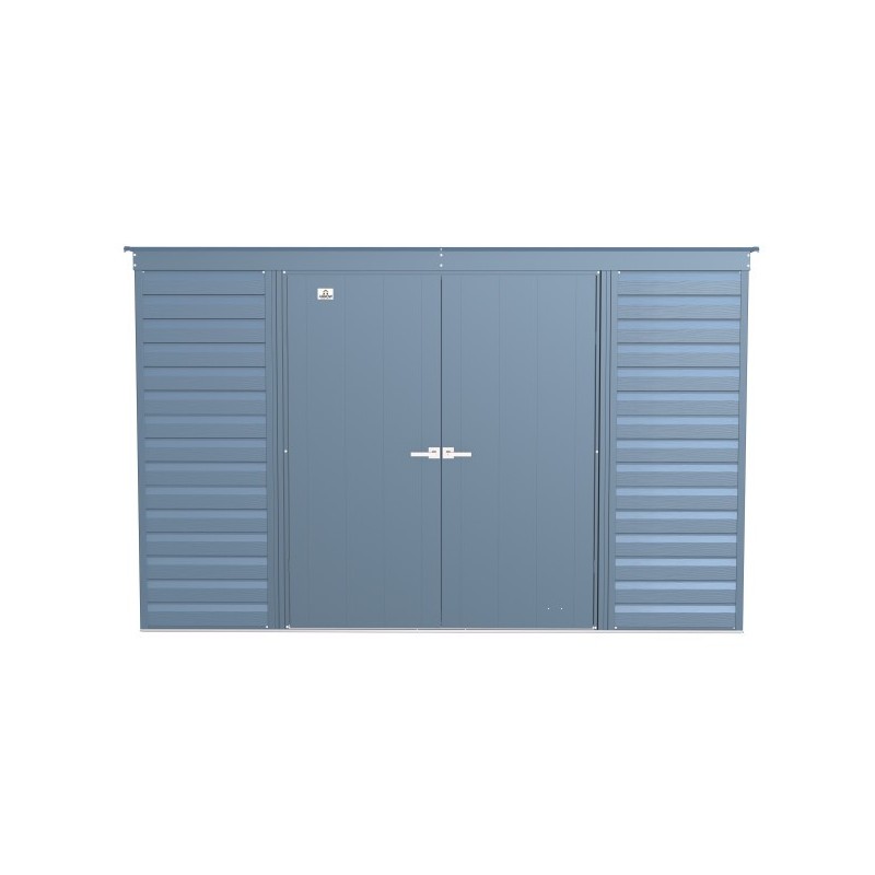 Arrow Select 10x4 Steel Storage Shed Kit - Blue Grey (SCP104BG)