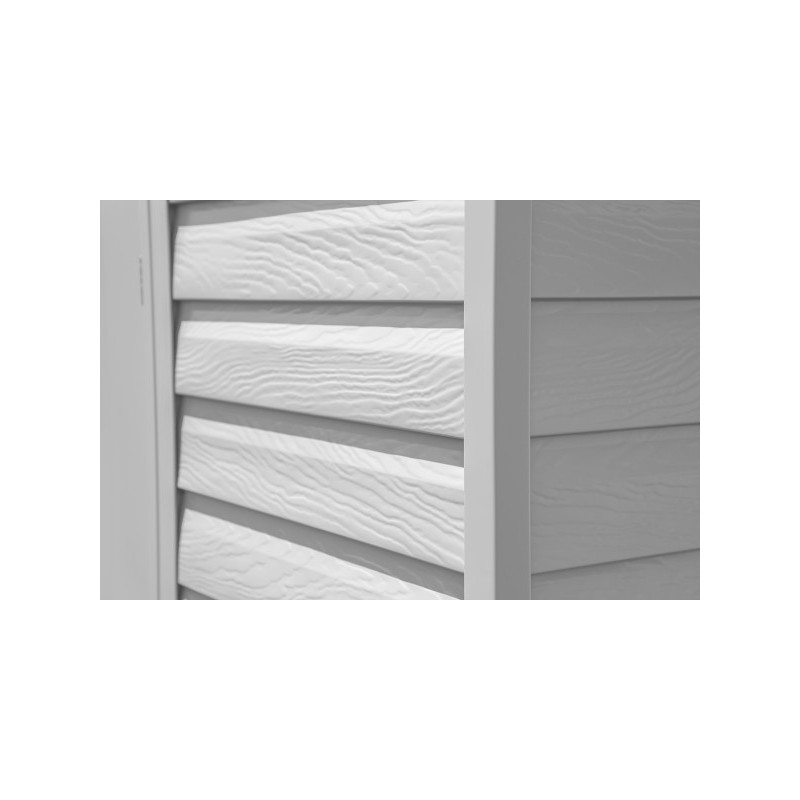 Arrow Select 10x4 Steel Storage Shed Kit - Flute Grey (SCP104FG)