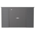 Arrow Select 10x4 Steel Storage Shed Kit - Charcoal (SCP104CC)