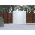Arrow Select 6x4 Steel Storage Shed Kit - Flute Grey (SCP64FG)