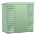 Arrow Select 6x4 Steel Storage Shed Kit - Sage Green (SCP64SG)