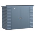 Arrow Select 8x4 Steel Storage Shed Kit - Blue Grey (SCP84BG) Arrow Select 8x4 Steel Storage Shed Kit - Blue Grey (SCP84BG)