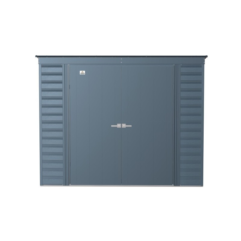 Arrow Select 8x4 Steel Storage Shed Kit - Blue Grey (SCP84BG)