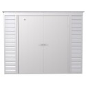 Arrow Select 8x4 Steel Storage Shed Kit - Flute Grey (SCP84FG)