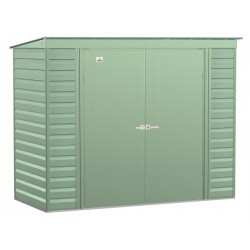 Arrow Select 8x4 Steel Storage Shed Kit - Sage Green (SCP84SG)