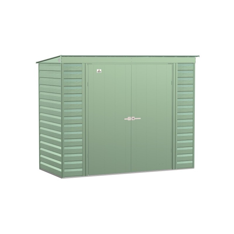 Arrow Select 8x4 Steel Storage Shed Kit - Sage Green (SCP84SG)