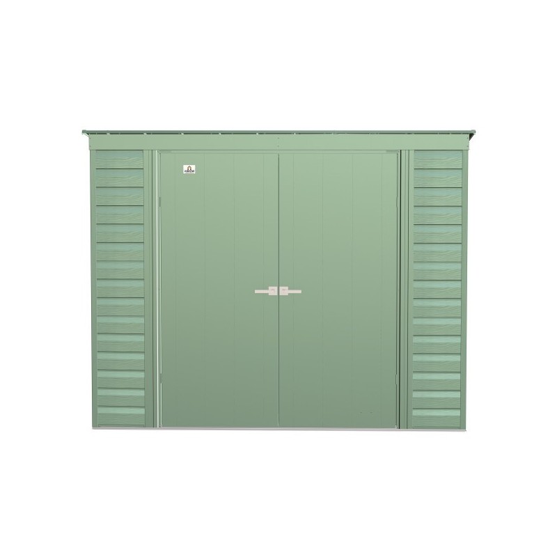 Arrow Select 8x4 Steel Storage Shed Kit - Sage Green (SCP84SG)