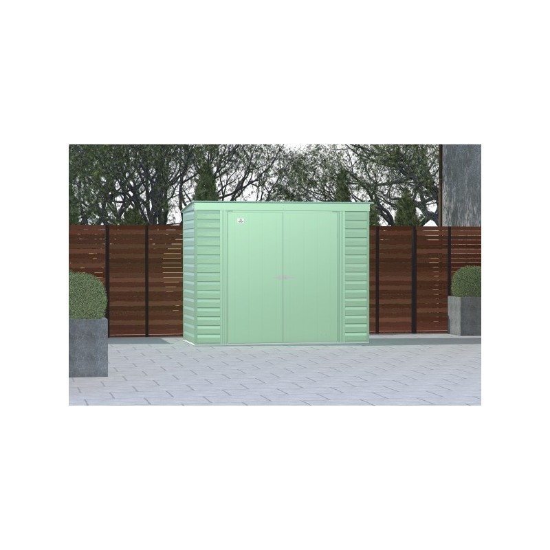Arrow Select 8x4 Steel Storage Shed Kit - Sage Green (SCP84SG)