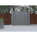 Arrow Select 8x4 Steel Storage Shed Kit - Charcoal (SCP84CC)