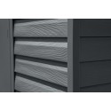 Arrow Select 8x4 Steel Storage Shed Kit - Charcoal (SCP84CC)