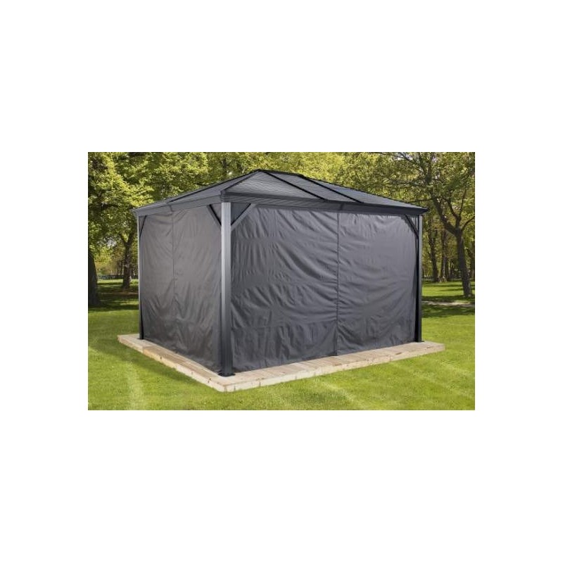 Sojag Ventura 10x12 Gazebo Curtains - Grey (135-9165708)